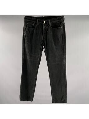 MASSIMO ALBA Size 32 Grey Velvet Cotton Pants